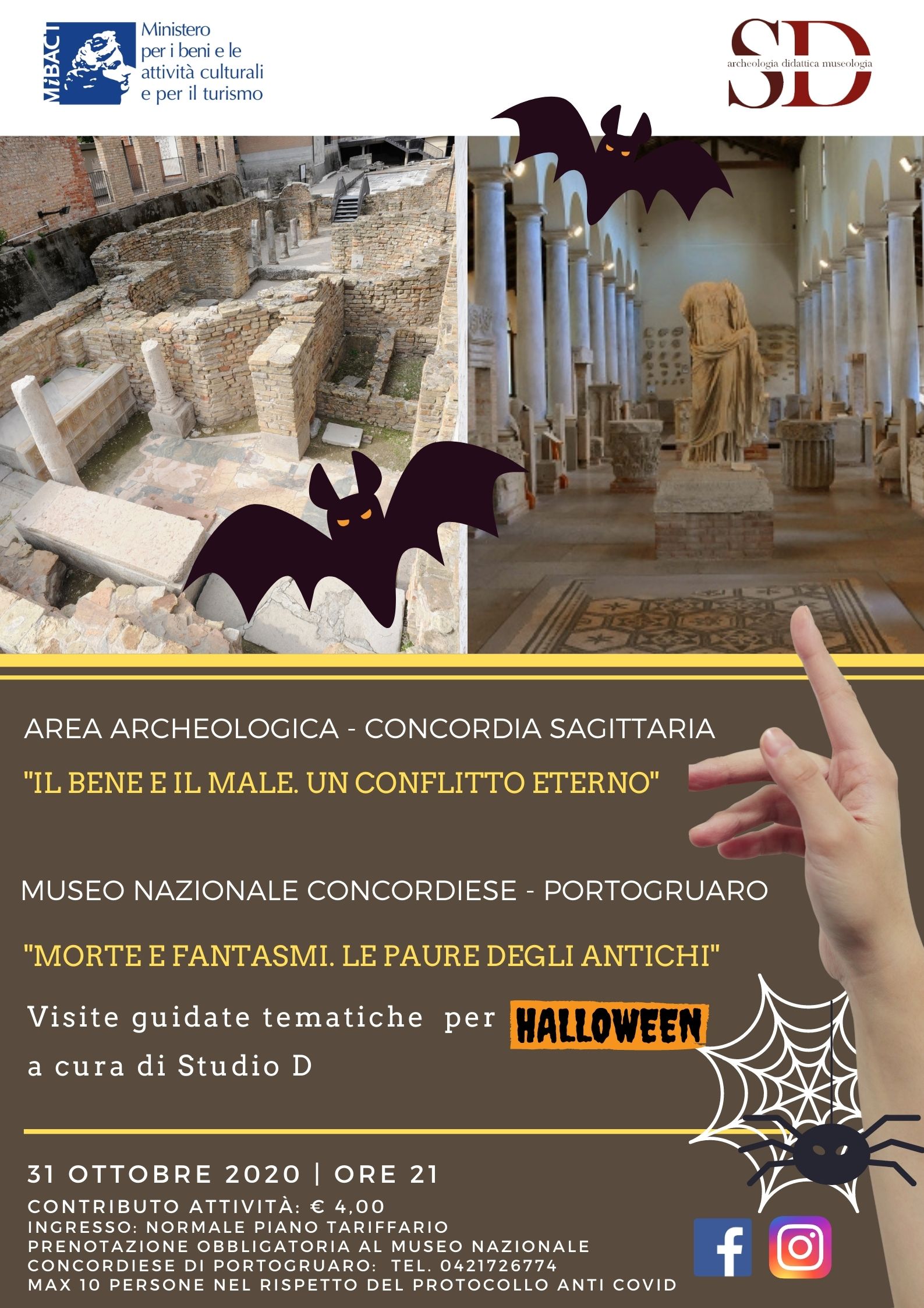 “Il bene e il male. Un conflitto eterno” – Apertura straordinaria serale all'Area archeologica di Concordia Sagittaria